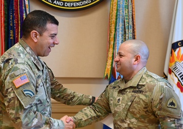 U.S. Army Master Sergeant Armando Leon Sworn In as Assistant Inspector General