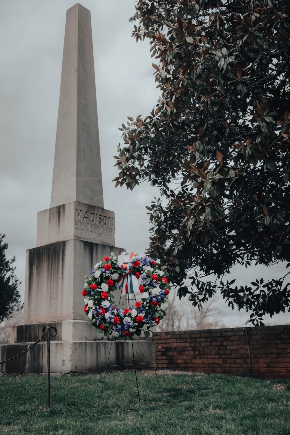 President Madison's Wreath Laying