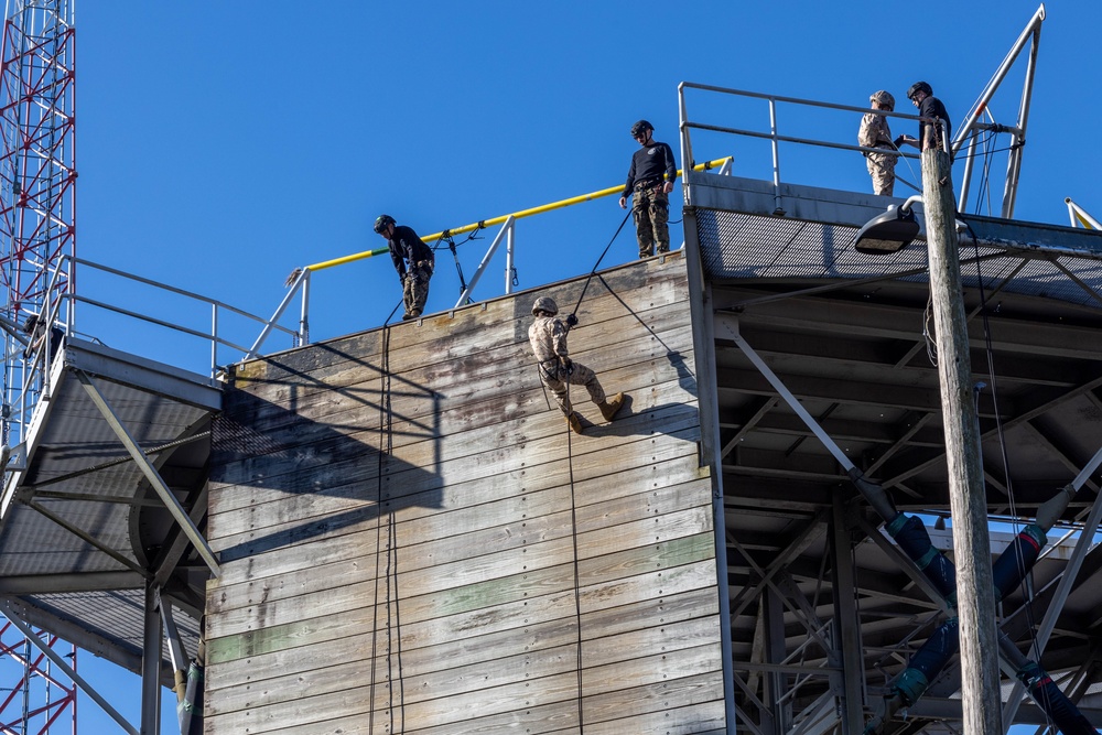 Charlie Company Rappel Tower