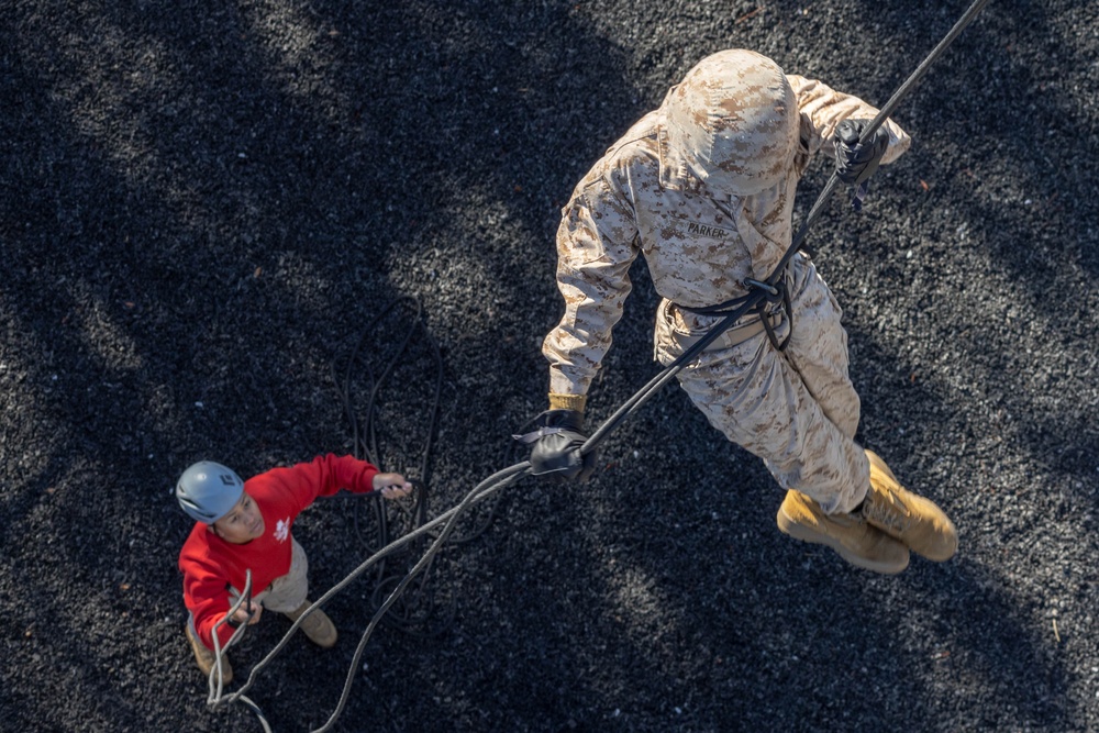 Charlie Company Rappel Tower