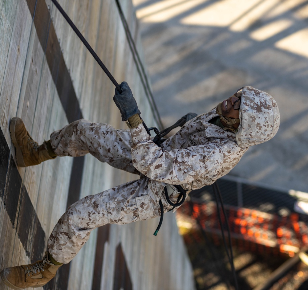 Charlie Company Rappel Tower