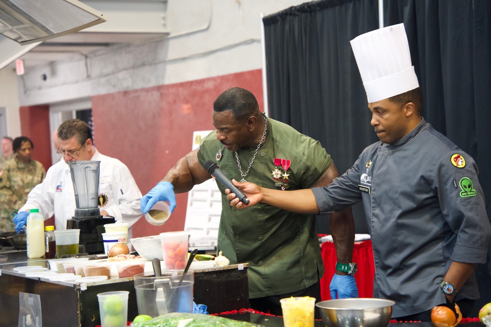 Cooking with Chef Rush