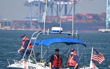 U.S. Coast Guard Station Los Angeles Long Beach Conducts Tow Exercise