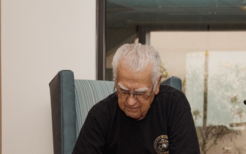 Bruno visits Arizona State Veteran Home-Yuma