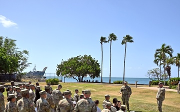 Command Sgt. Maj. Alvin Cook Promotion