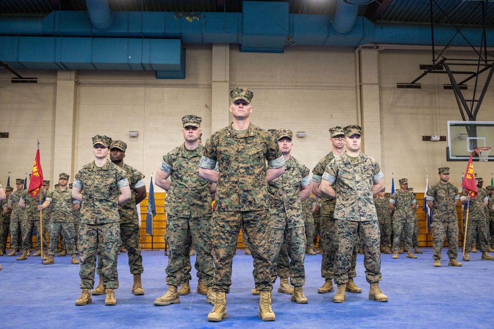 3rd Bn., 5th Marines holds change of command ceremony