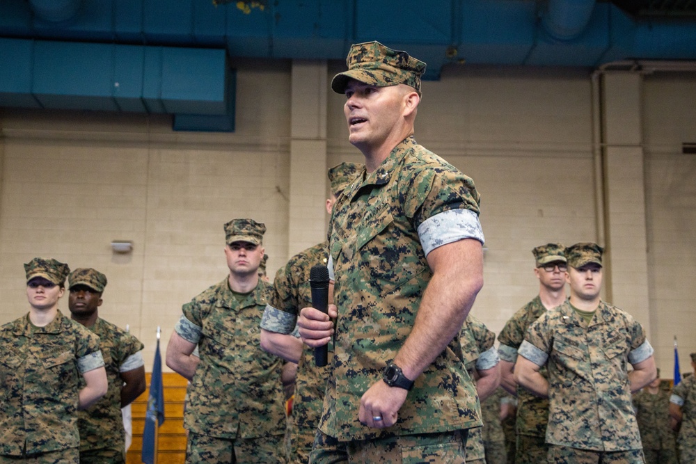 3rd Bn., 5th Marines holds change of command ceremony