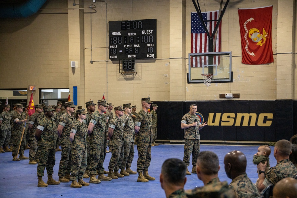 3rd Bn., 5th Marines holds change of command ceremony