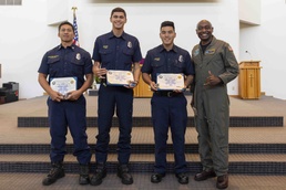 Navy Region Hawaii Firefighters receive Certificate of Life Saving