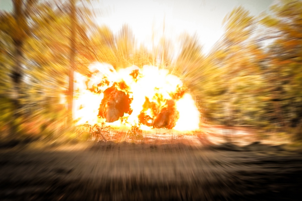 Combat Engineers conduct Breaching and Detonation Drills