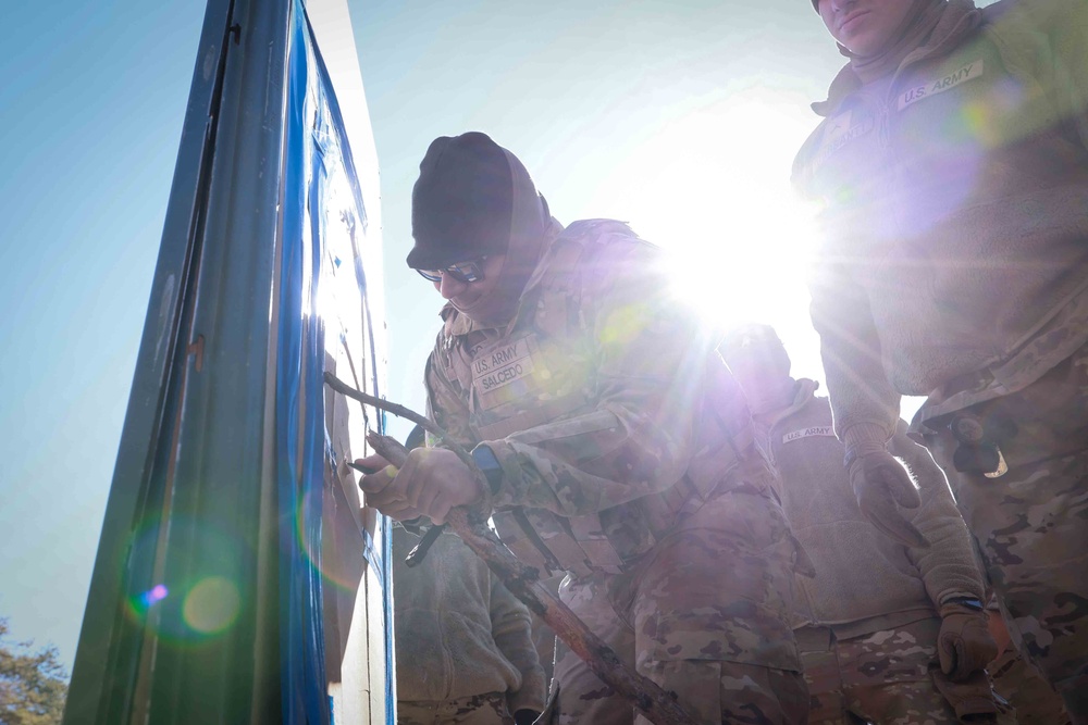 Combat Engineers conduct Breaching and Detonation Drills
