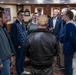 Former Professional Baseball Players and Chicago Cubs Staff Tour USS George Washington