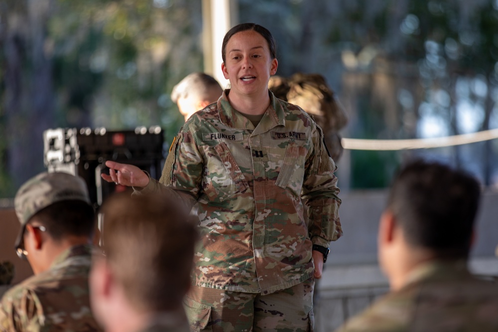 Florida National Guard hosts the Norwegian Foot March