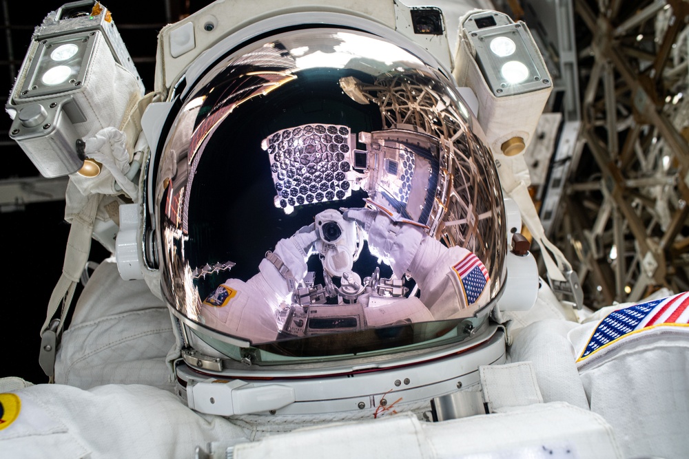 Space Force Guardian takes a high-flying &quot;space-selfie&quot;