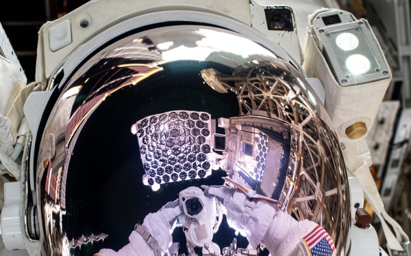 Space Force Guardian takes a high-flying "space-selfie"