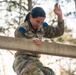 U.S. Soldiers efficiently pass obstacles of a confidence course during MRC competition