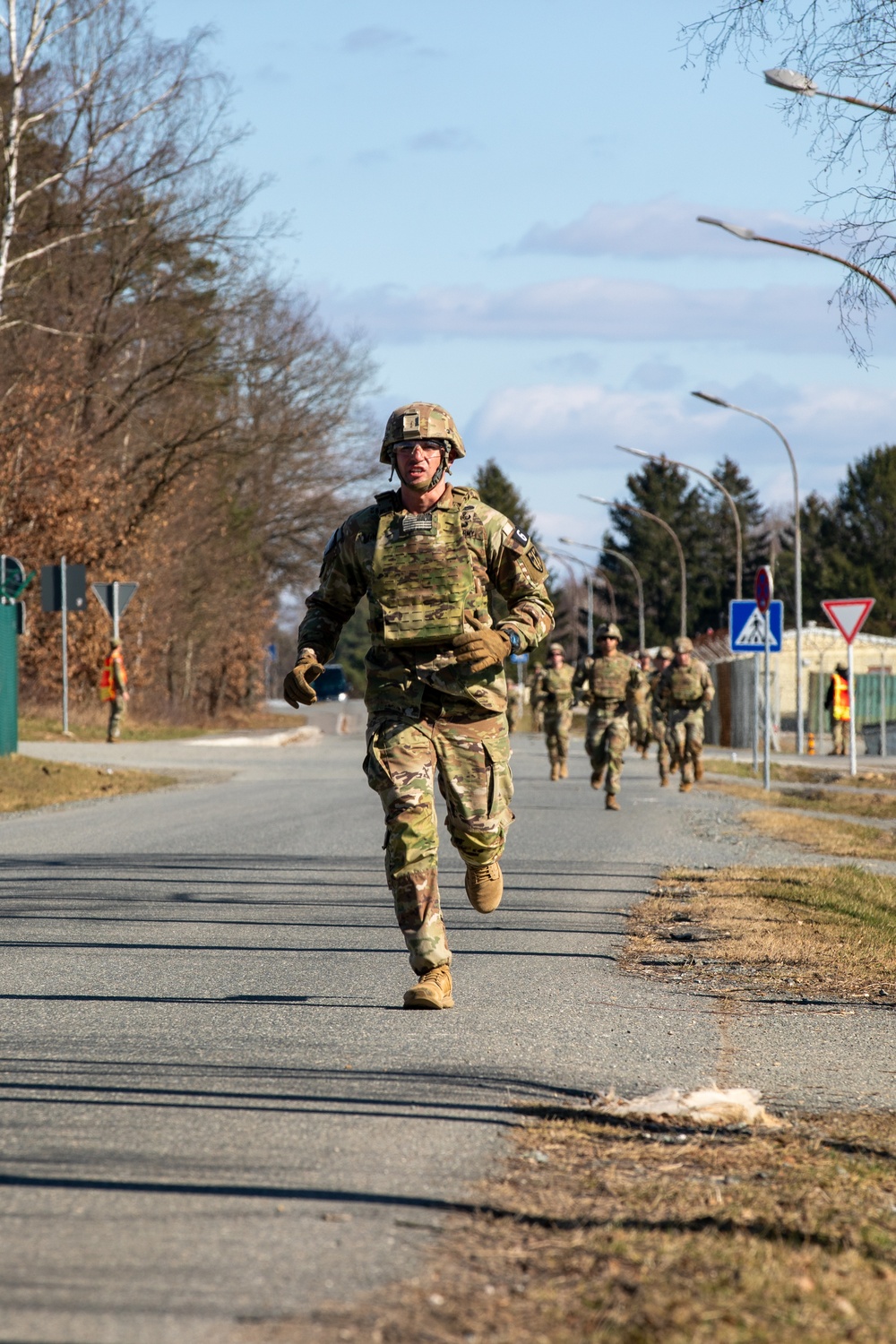 Soldiers compete in Best Squad Competition for 18th MP Brigade