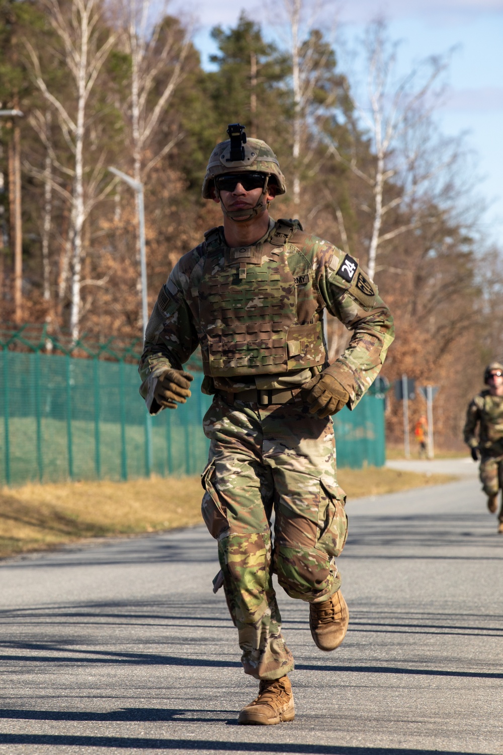 Soldiers compete in Best Squad Competition for 18th MP Brigade