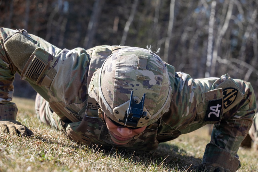 Soldiers compete in Best Squad Competition for 18th MP Brigade