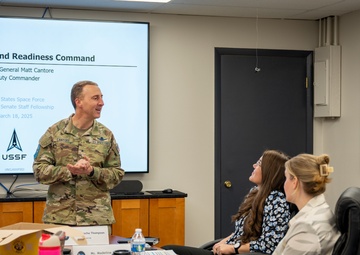 Brig. Gen. Cantore Discusses Guardian Readiness with House and Senate Staff Fellowship