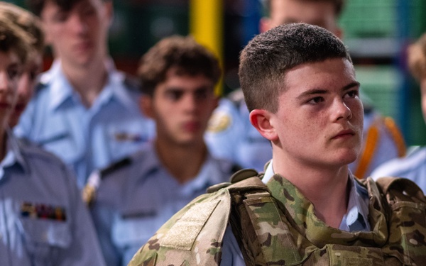 JROTC cadets tour MacDill AFB