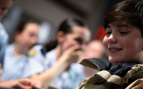 JROTC cadets tour MacDill AFB