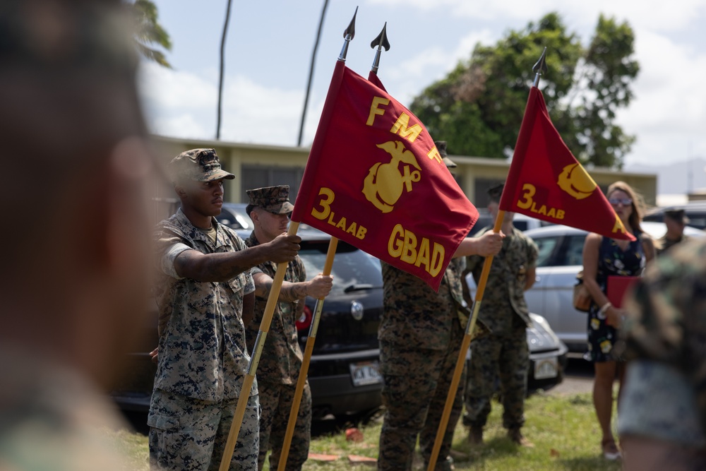 3d LAAB Sgt. Maj. Relief and Appointment