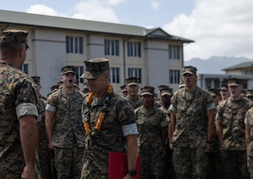 3d LAAB Sgt. Maj. Relief and Appointment
