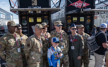 Creech AFB Airmen Honored at Pennzoil 400 NASCAR Race March 2025