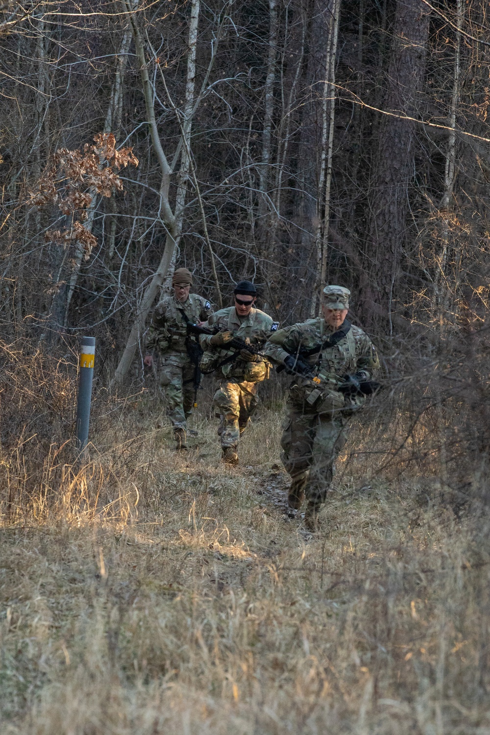 Soldiers compete in 18th MP Brigade Best Squad Competition
