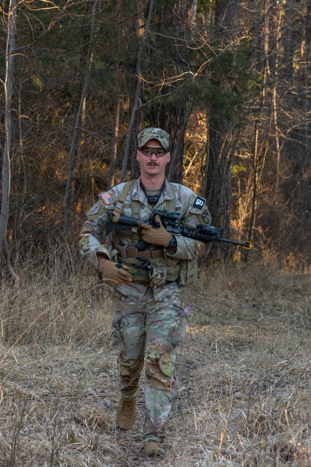Soldiers compete in 18th MP Brigade Best Squad Competition