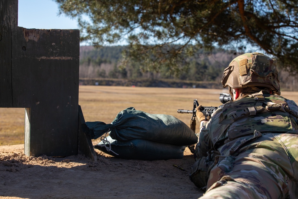 Soldiers compete in 18th MP Brigade Best Squad Competition