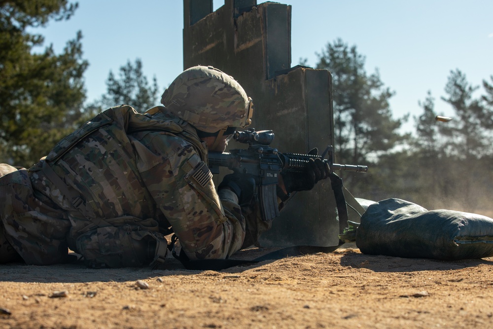 Soldiers compete in 18th MP Brigade Best Squad Competition