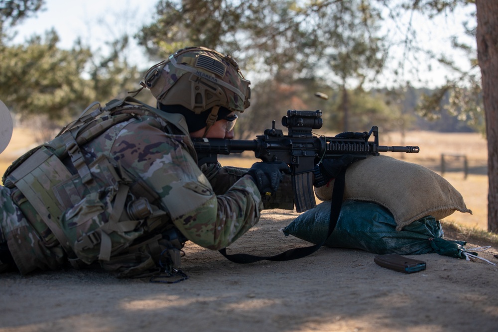 Soldiers compete in 18th MP Brigade Best Squad Competition