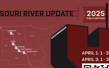 Virtual Missouri River water management public meetings set for April