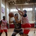 U.S. and ROK Marines Compete in a Game of Basketball During Freedom Shield 25