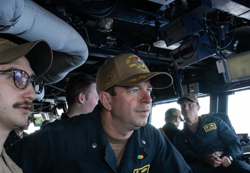Wayne E. Meyer Conducts Navigational Chart Review