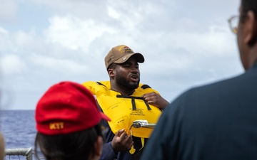 Wayne E. Meyer Conducts General Quarters Drill