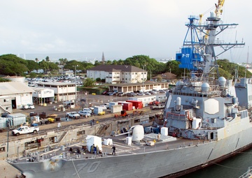 USS Hopper Completes Drydock Period at Pearl Harbor Naval Shipyard