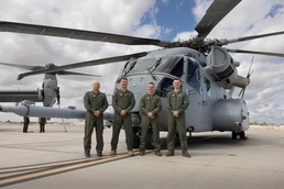 VMX-1's CH-53K Pilots and Crew get recognized for their heroic actions.