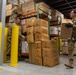U.S. Soldiers conduct warehouse operations