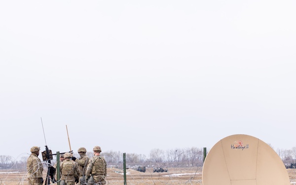 Alpha Company, 304th ESB-E Provides Signal Support During Freedom Shield 2025