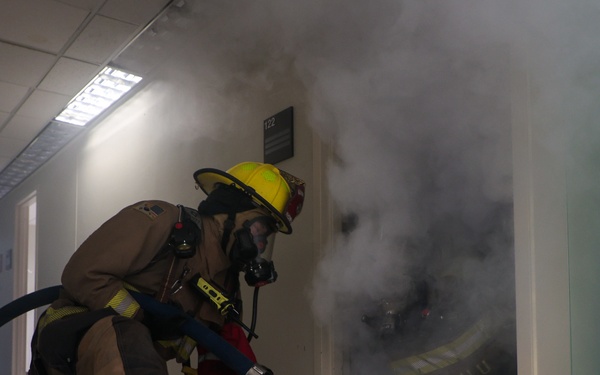 Combined Team Combats Simulated Explosion on Camp Carroll