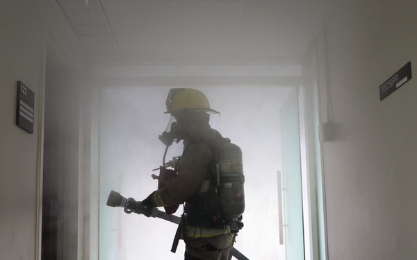 Combined Team Combats Simulated Explosion on Camp Carroll