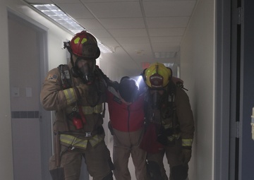 Combined Team Combats Simulated Explosion on Camp Carroll