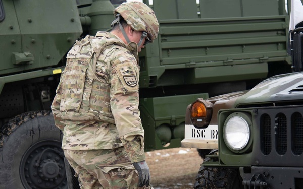 KSC Battalion Conducts Convoy Movement Training