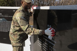 BOSS and USAG Y-C Community Relations teams up for Soyosan Mountain Cleanup