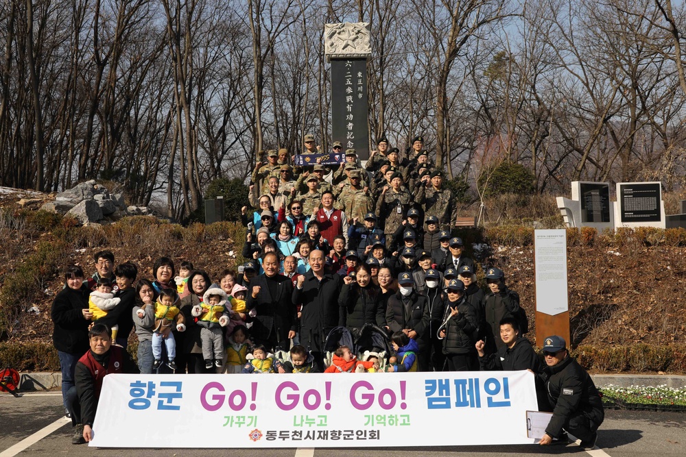 BOSS and USAG Y-C Community Relations teams up for Soyosan Mountain Cleanup