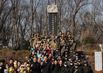 BOSS and USAG Y-C Community Relations teams up for Soyosan Mountain Cleanup