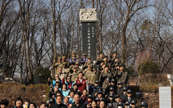 BOSS and USAG Y-C Community Relations teams up for Soyosan Mountain Cleanup